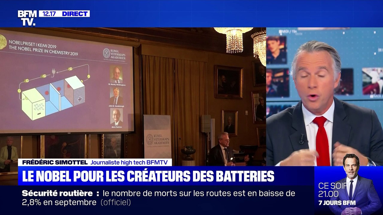 Le Nobel pour les créateurs des batteries - 11/10