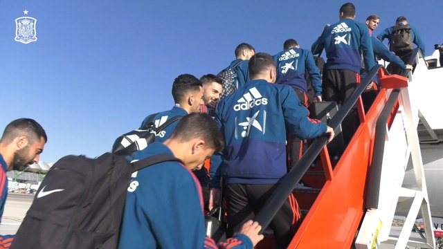 La Selección española viaja hacia Noruega
