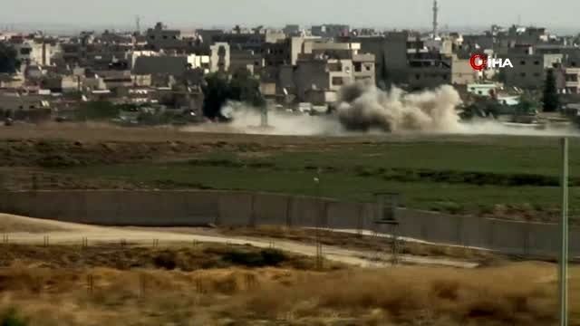 Kamışlı'da silah sesleri ve dumanlar yükseliyor