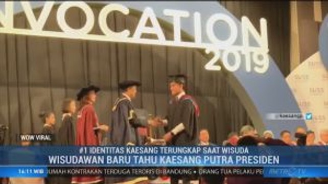 Identitas Kaesang Terungkap saat Wisuda