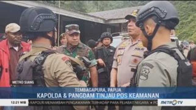 Kapolda dan Pangdam Papua Tinjau Pos Keamanan