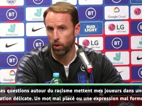 Angleterre - Southgate : Les questions autour du racisme mettent mes joueurs dans une situation délicate