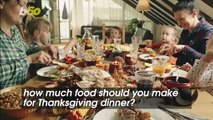 How Much Food to Make Per Person on Thanksgiving