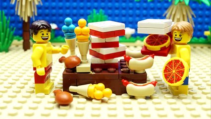 Lego Gym Food Fail - Body Building
