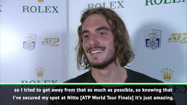 Tsitsipas can't contain ATP Finals excitement