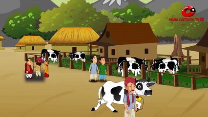 The Magical Cow - English Cartoon - Moral Stories For Kids - Maha Cartoon TV English