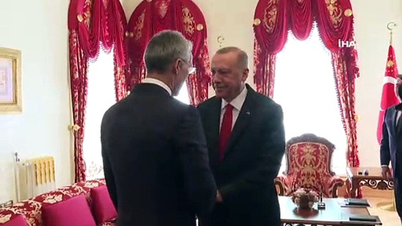 Cumhurbaşkanı Erdoğan, NATO Genel Sekreteri Jens Stoltenberg'i kabul etti