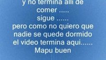 Mapu comiendo