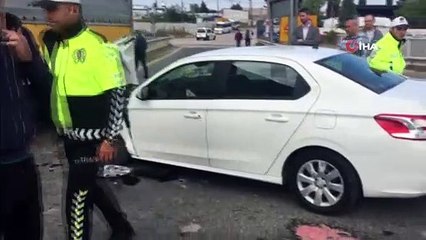 Otomobil ile tır çarpıştı: 2'si çocuk 5 yaralı