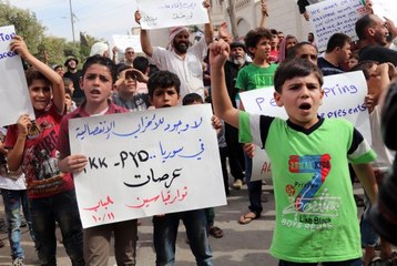 El Bab halkından Barış Pınarı Harekatı'na destek