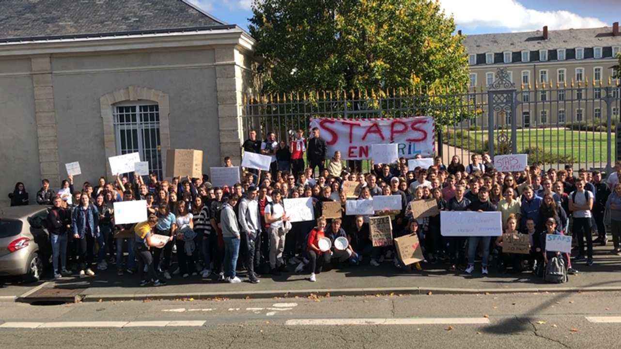 Les étudiants de Staps de Le Mans Université de...