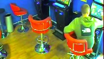 See the moment armed robber targeted a terrified South Tyneside betting shop worker and demanded cash from the till