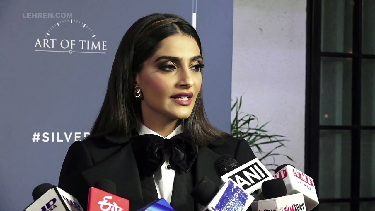 Sonam Kapoor Looks Classic In Tuxedo At IWC Schaffhausen Launch