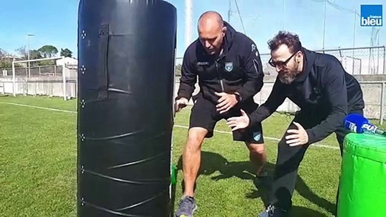 RUGBY avec le RCAV , le Rugby Club Aubenas Vals .