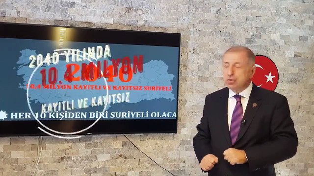 İçişleri’nden İYİ Partili Ümit Özdağ hakkında suç duyurusu