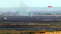 Şanlıurfa barış pınarı harekatı'nda suruç güneyindeki terör hedeflerine topçu ateşi yapıldı