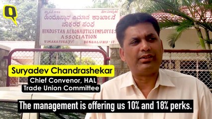 Nearly 20,000 HAL Workmen Threaten Indefinite Strike Over Wages