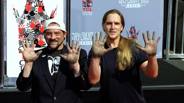 Kevin Smith & Jason Mewes Handprint and Footprint Ceremony