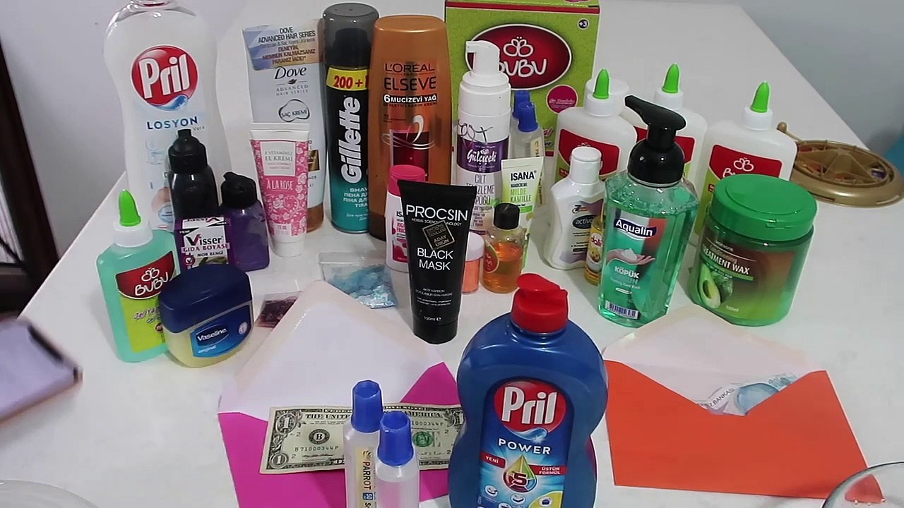 1 DOLAR vs 100 TL SLİME CHALLENGE ZARFTAN NE ÇIKARSA SLAYM 1 DOLAR 100 TL OLUR MU?  BidünyaOyuncak