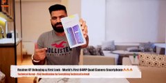 Realme XT Unboxing & First Look - World's First 64MP Quad Camera Smartphone