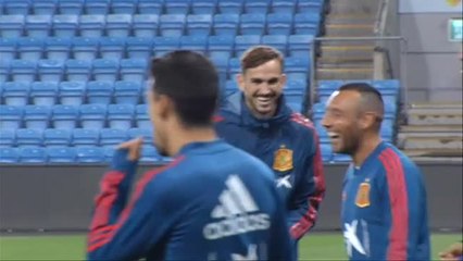 La Selección se entrena para ultimar su partido contra Noruega