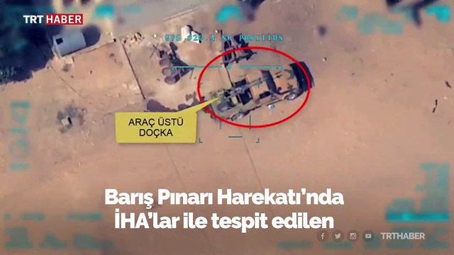 Terör örgütlerine ait uçaksavar monteli araç tam isabetle vuruldu