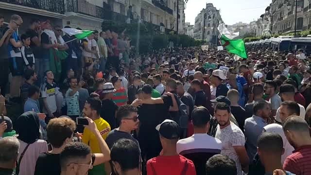 Cezayir'de Buteflika rejimi temsilcileri protesto edildi