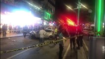 Diyarbakır'da otomobil ticari taksiye çarptı: 1 yaralı