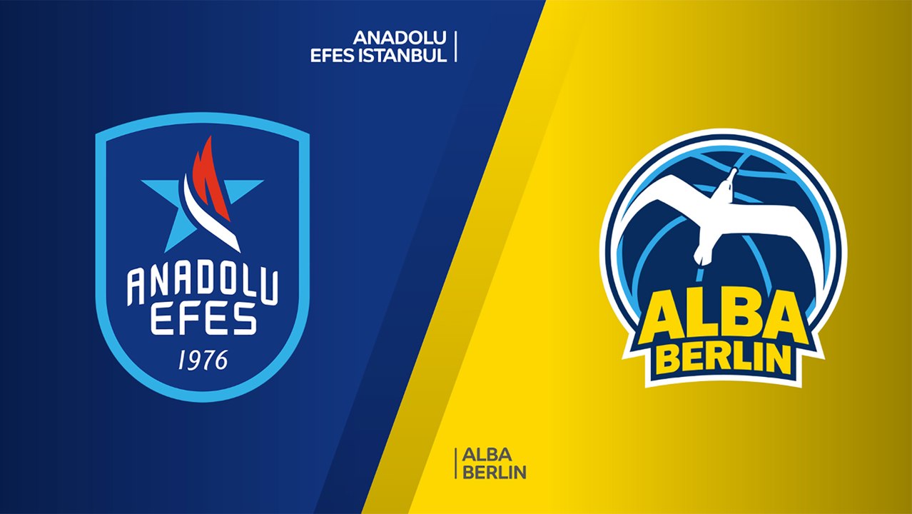 Anadolu Efes Istanbul - ALBA Berlin  Highlights | Turkish Airlines EuroLeague, RS Round 2