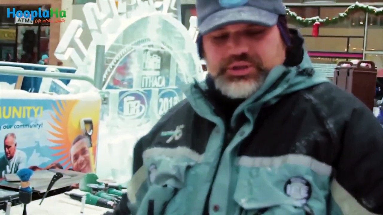 Unique Ice Sculptures Will Take Your Breath Away -- Ithaca Ice Wars