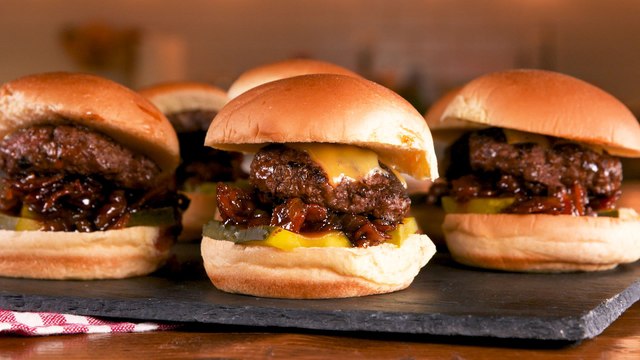 We Could House A Whole Tray Of These Bacon Jam Sliders