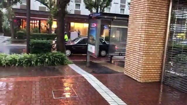 Typhon Hagibis au Japon : des pluies diluviennes à Yokohama