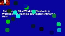 Full E-book  Rti at Work(tm) Planbook: (a Workbook for Planning and Implementing the Rti at