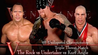 The Rock vs The Undertaker vs Kurt Angle WWE Vengeance 2002 Promo