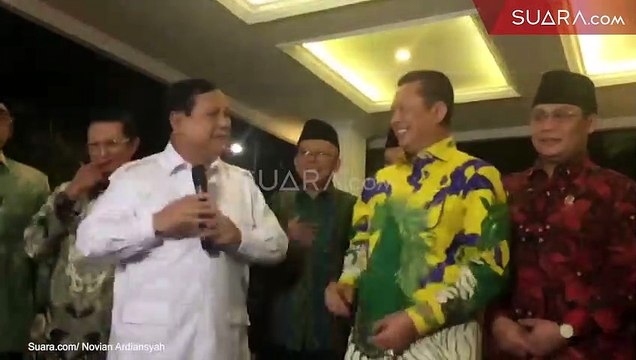 Beri Pesan pada Para Pimpinan MPR, Prabowo: Jangan Sampai Oligarki
