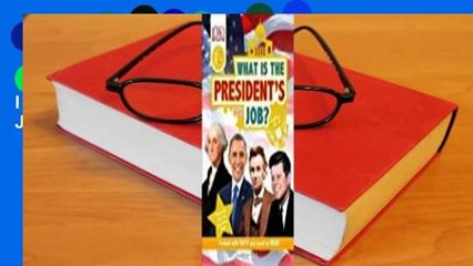 [NEW RELEASES]  What Is the President's Job? (DK Readers L2)