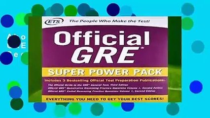 About For Books  Official GRE Super Power Pack, Second Edition  Review
