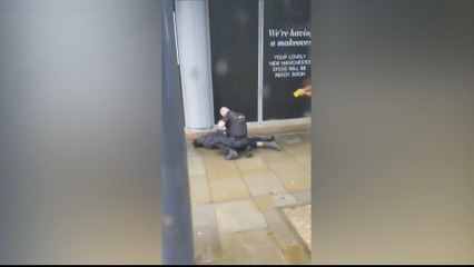 Three stabbed in Manchester attack