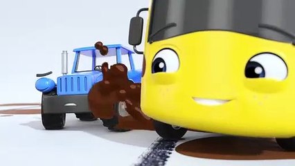 Stuck in the Mud _ GoBuster Official _ ABCs and 123s _ Nursery Rhymes _ Bus