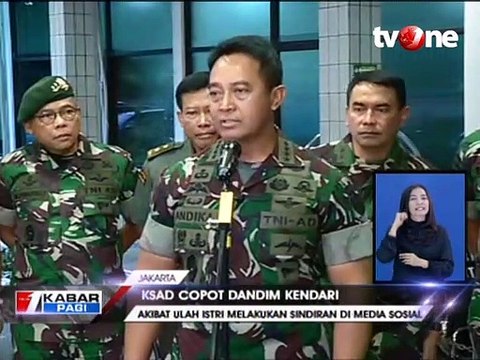 Dandim Kendari Dicopot Gara-gara Istri Nyinyir Wiranto
