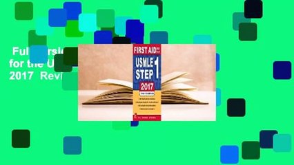 Full version  First Aid for the USMLE Step 1 2017  Review