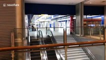 Yokohama metro station shut because of Typhoon Hagibis