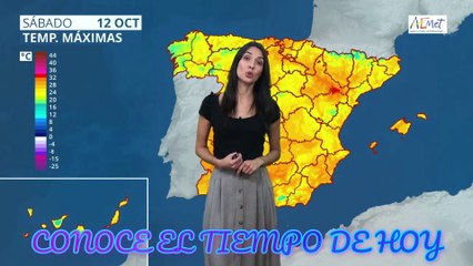 Conoce El Tiempo de Hoy Viernes 12 de Octubre de 2019