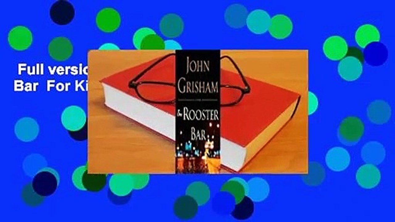 Full version  The Rooster Bar  For Kindle