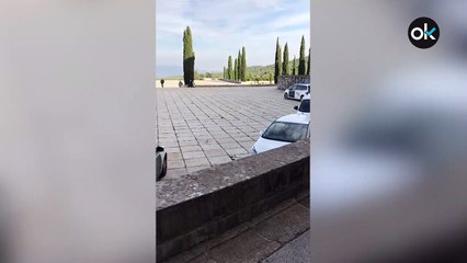 Guardias civiles en el Valle de los Caídos