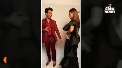 'लाल दुप्पटे वाली' गाने पर थिरके राजकुमार-मौनी