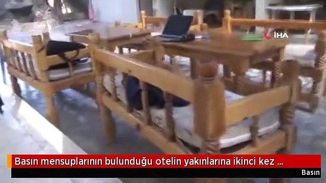 Teröristler Türk gazetecileri hedef aldı! İşte o saldırının görüntüleri...