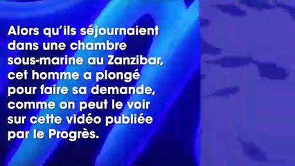Il se noie en faisant sa demande en mariage sous l’eau