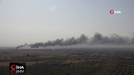 Resulayn'da terör hedefleri vurulduğu an kamerada