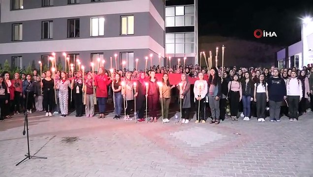 Uşak'ta KYK öğrencilerinden Barış Pınarı Harekatı’na tam destek